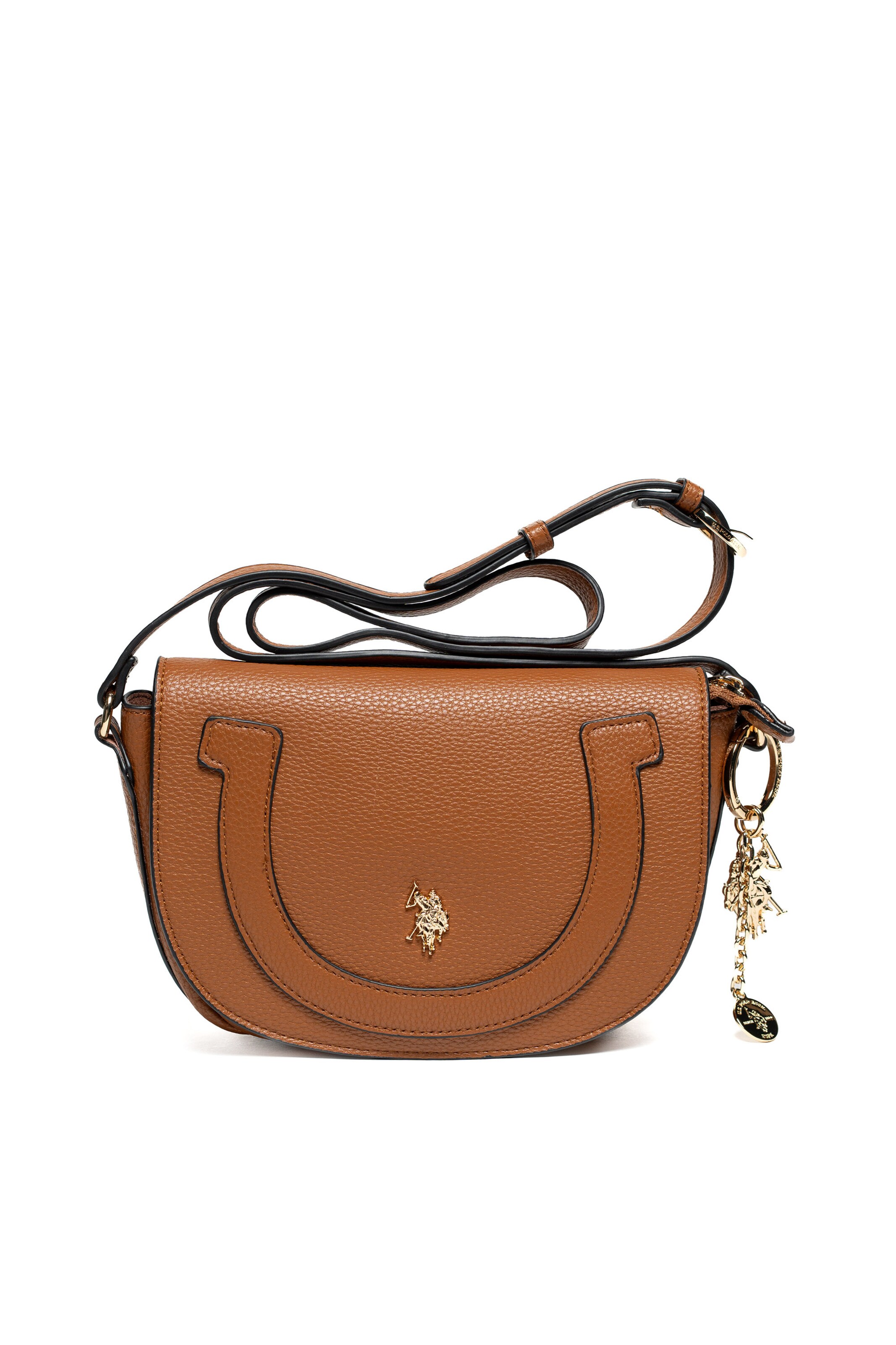 U.S. POLO ASSN. Crossbody bag in Beige: front