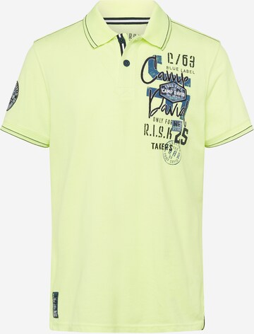 CAMP DAVID Shirt in Yellow: front