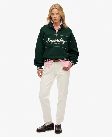Sweat-shirt 'Country Club' Superdry en vert