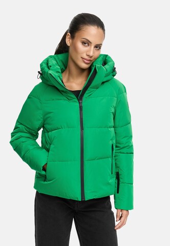 NAVAHOO Winter jacket 'Frostherz XIV' in Green: front