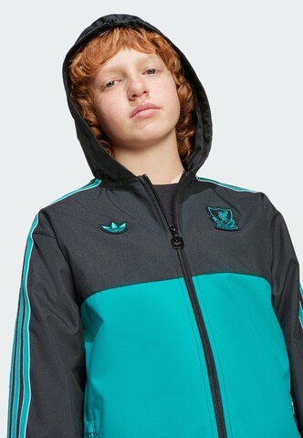 Veste de sport 'FC Liverpool Terrace Icons' ADIDAS ORIGINALS en noir