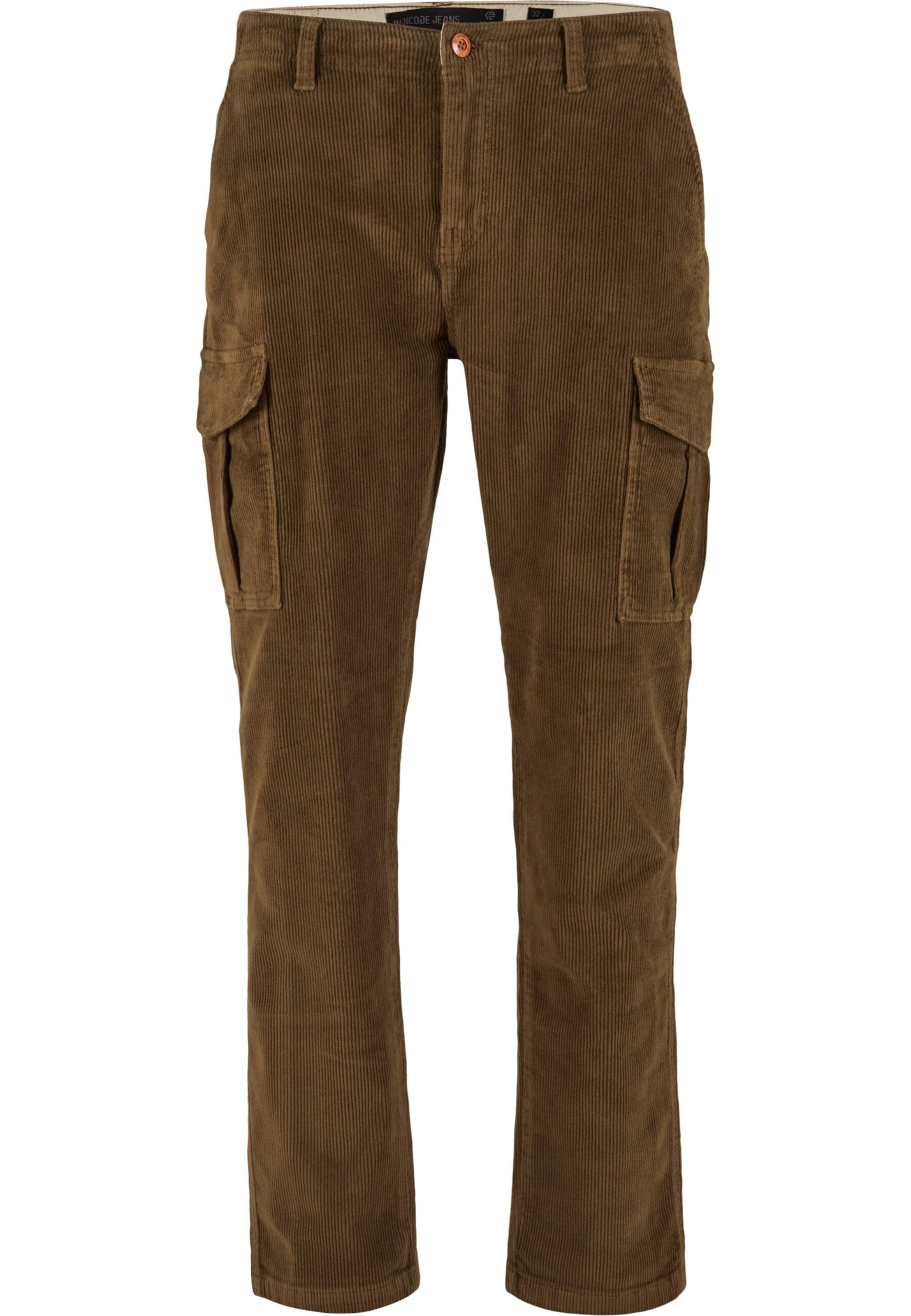 regular Pantaloni di INDICODE JEANS in marrone: frontale