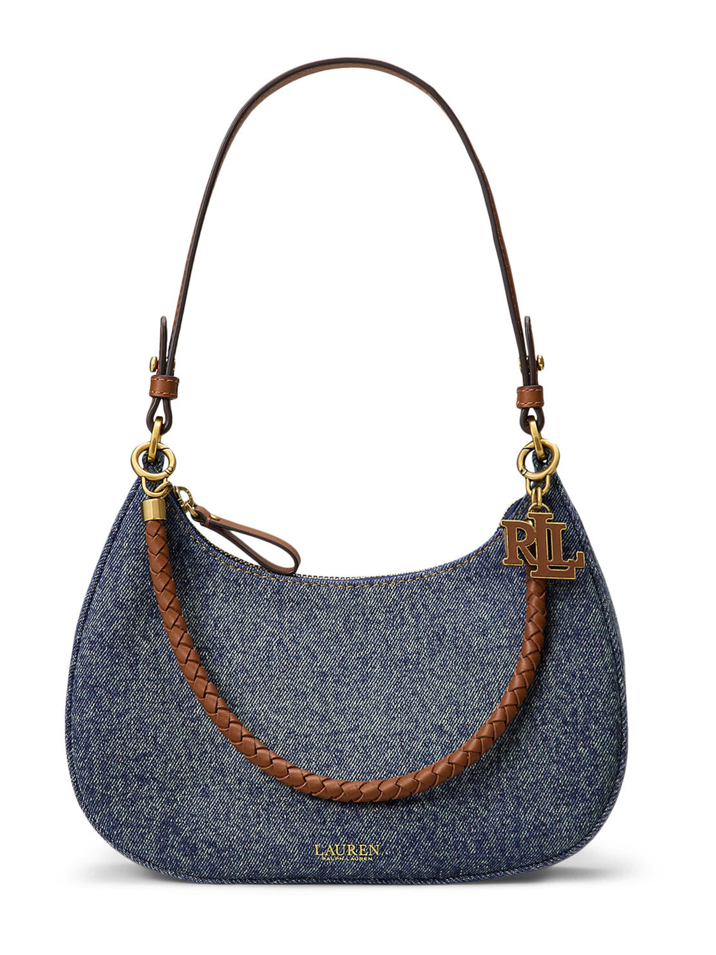 Lauren Ralph Lauren Schultertasche 'MRCY' in Blau: Vorderseite
