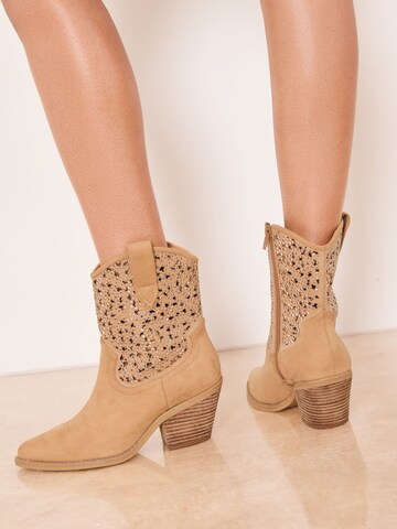 Lipsy Καουμπόικη μπότα σε μπεζ