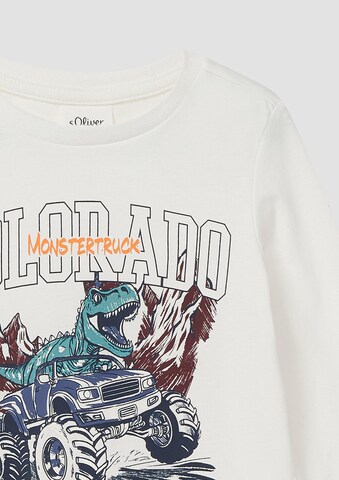 T-Shirt s.Oliver en blanc