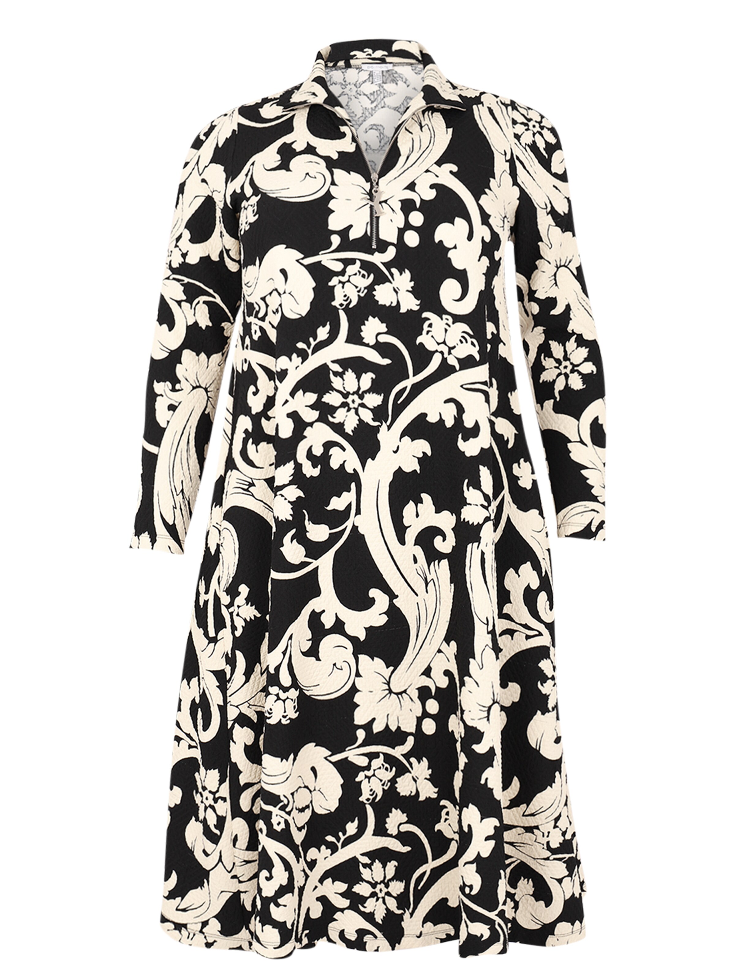 YOEK Jurk in Zwart: voorkant