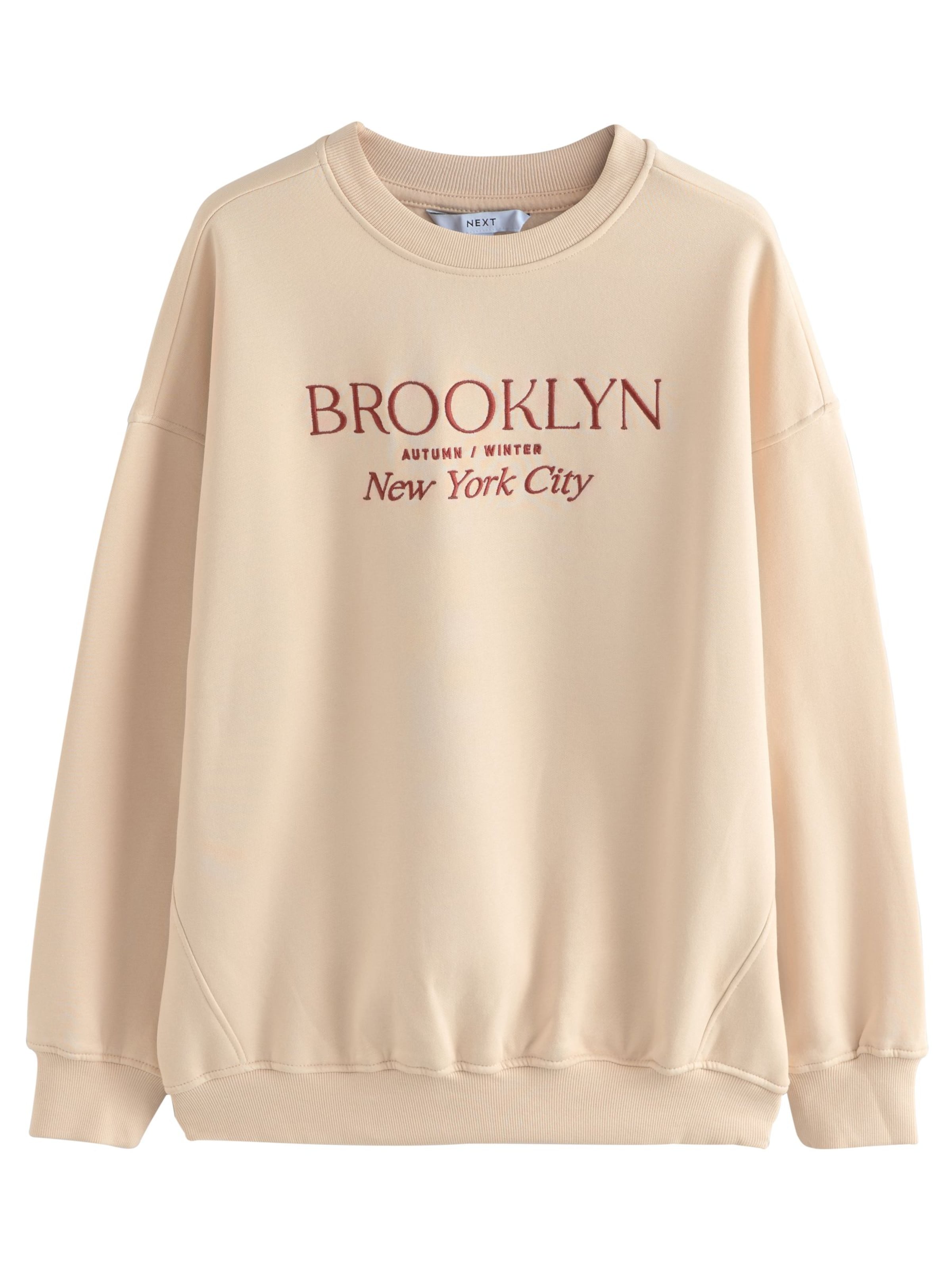 Next Sweatshirt i beige: forside