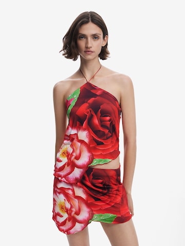 Haut Desigual en rouge : devant