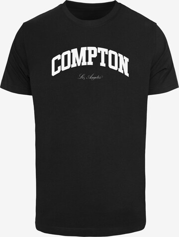 Maglietta 'Compton Los Angeles' di Mister Tee in nero: frontale
