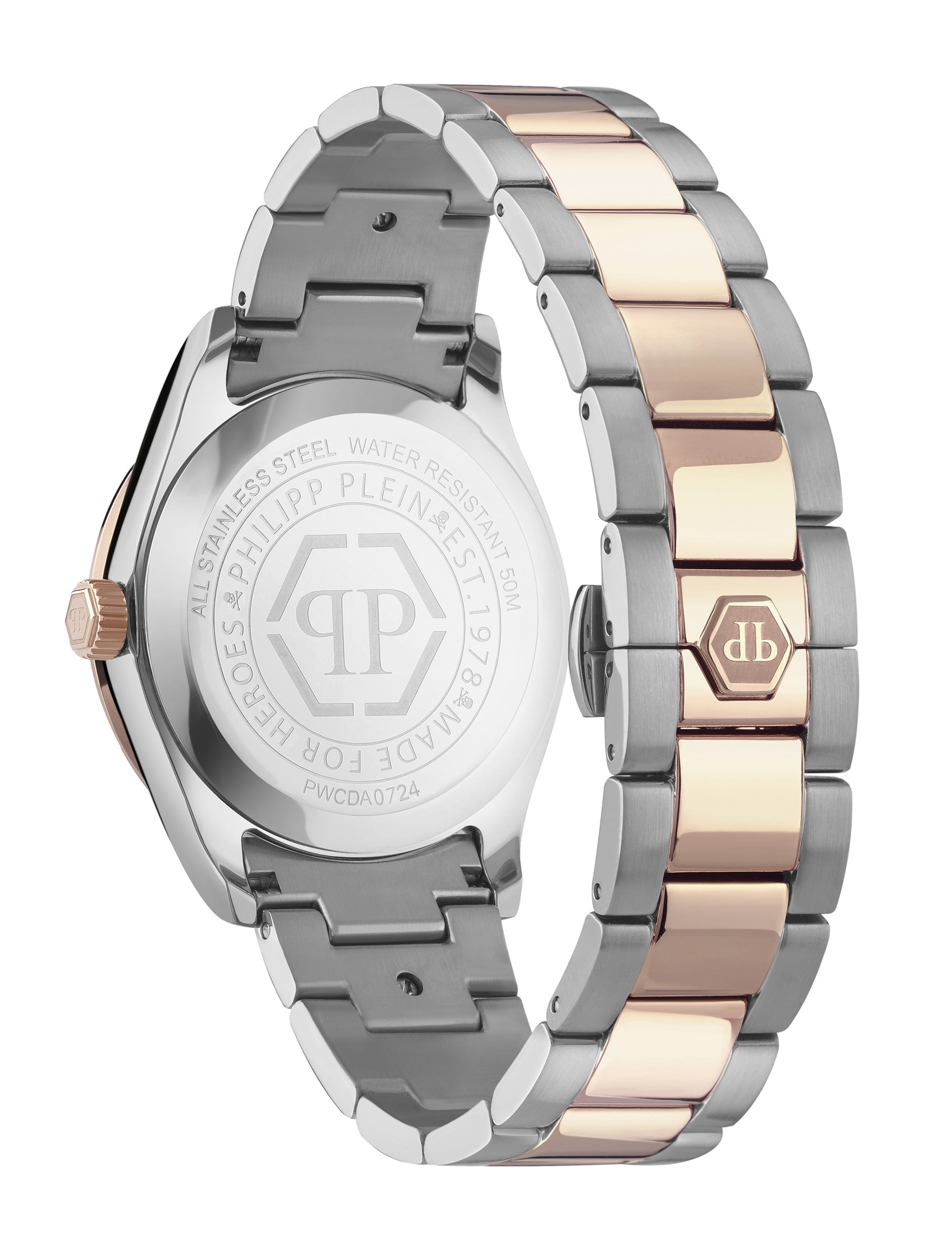 Orologio analogico 'Queen' di Philipp Plein in argento