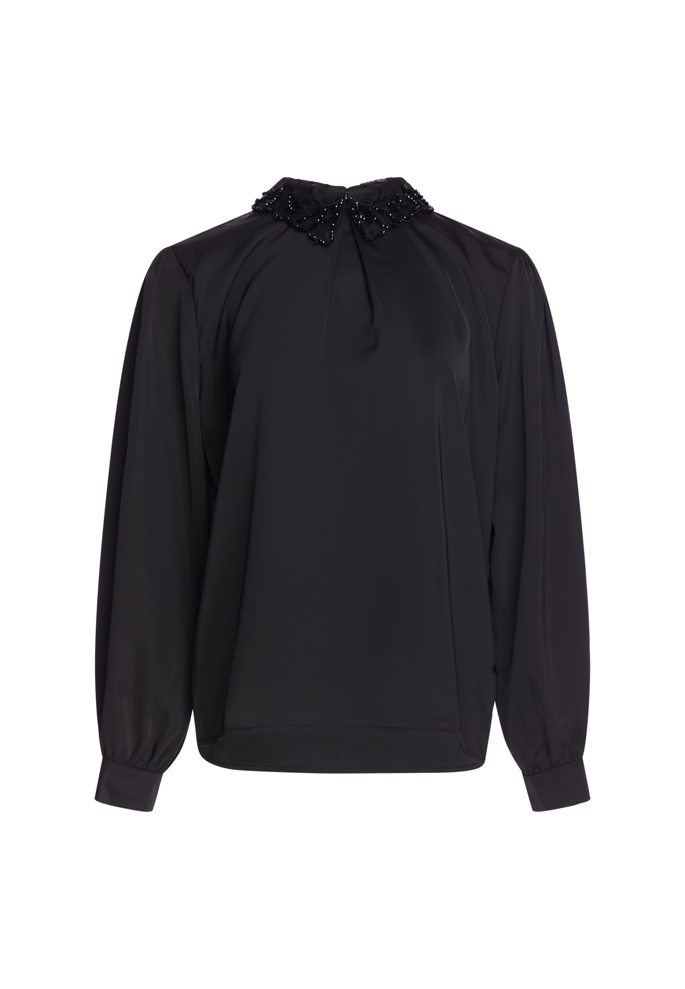 faina - Blusa 'GLOW' em preto: frente