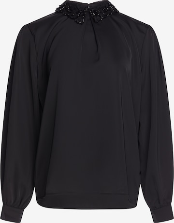 faina - Blusa 'GLOW' em preto: frente