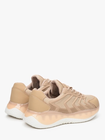 Estro Sneakers laag '7650' in Beige
