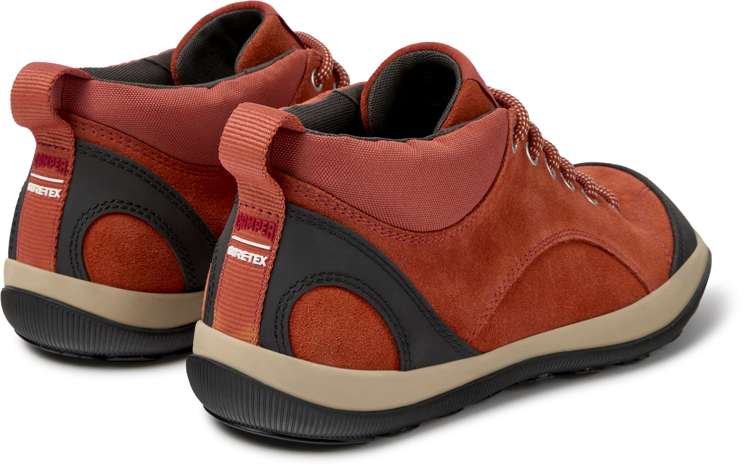 CAMPER - Sapatilhas altas 'Peu Pista' em vermelho