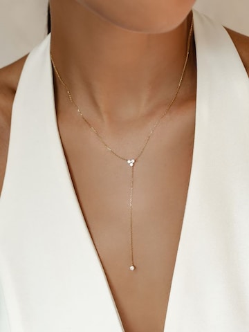 Dear Me - Cadena 'Trinity Y' en oro: frente