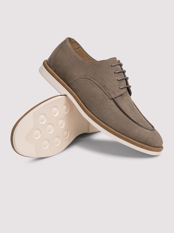 Pantofi de la Ombre pe gri