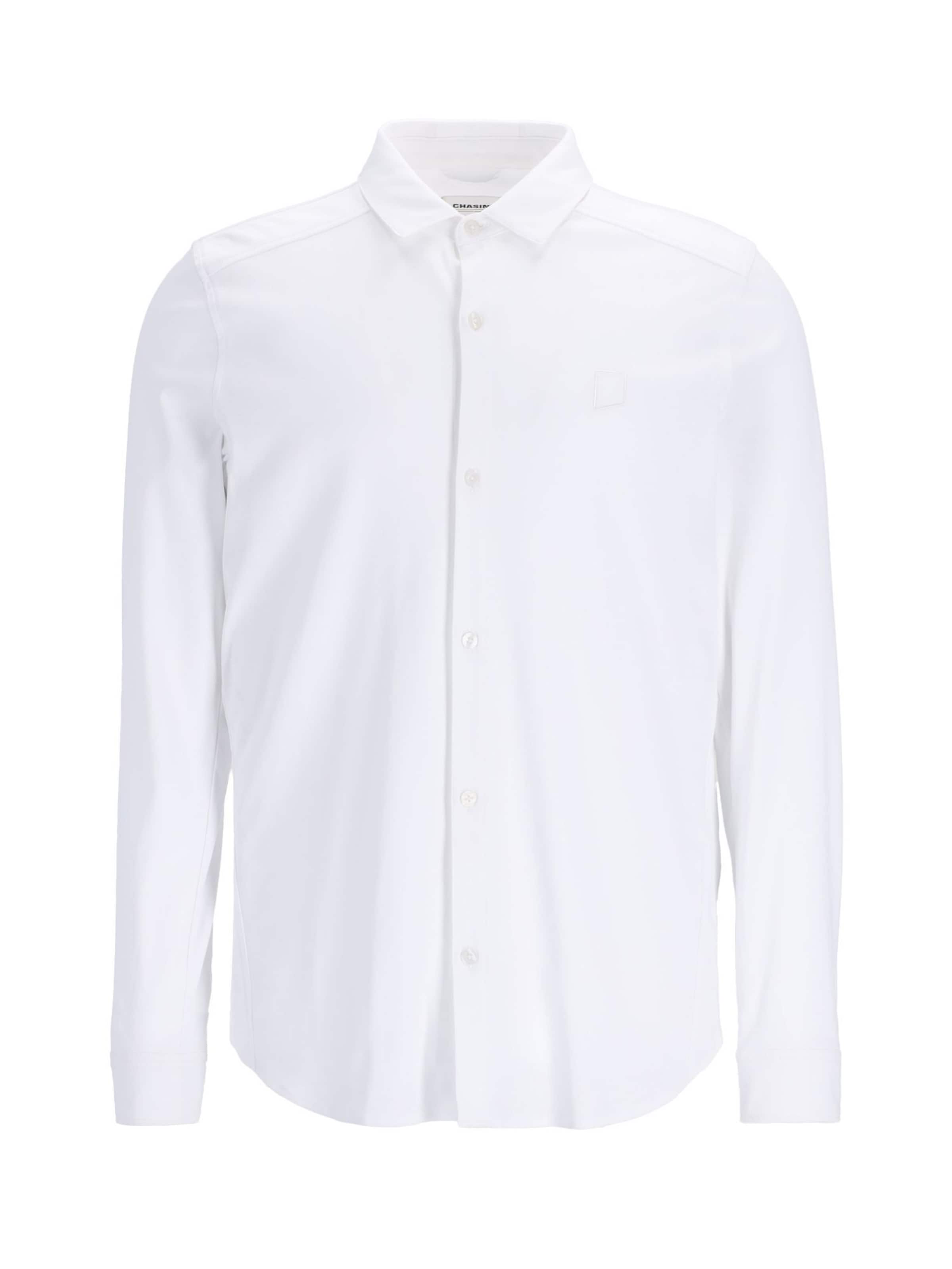 Chemise 'Archer.L Sol' CHASIN' en blanc : devant