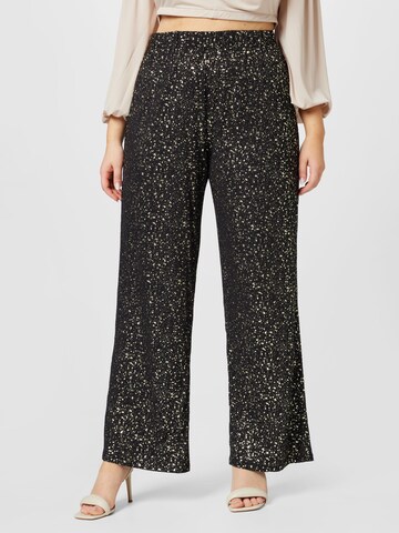 ONLY Curve Wide leg Trousers 'PELLA' in Black: front