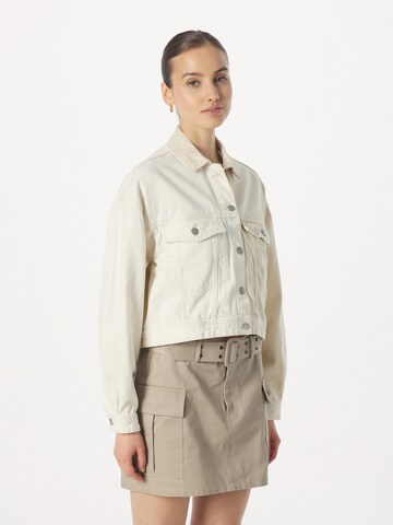 Dr. Denim Between-Season Jacket 'Tilly' in White: front