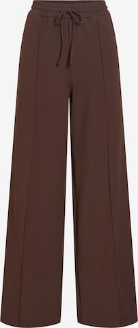 VILA Pants 'VIClua' in Brown: front