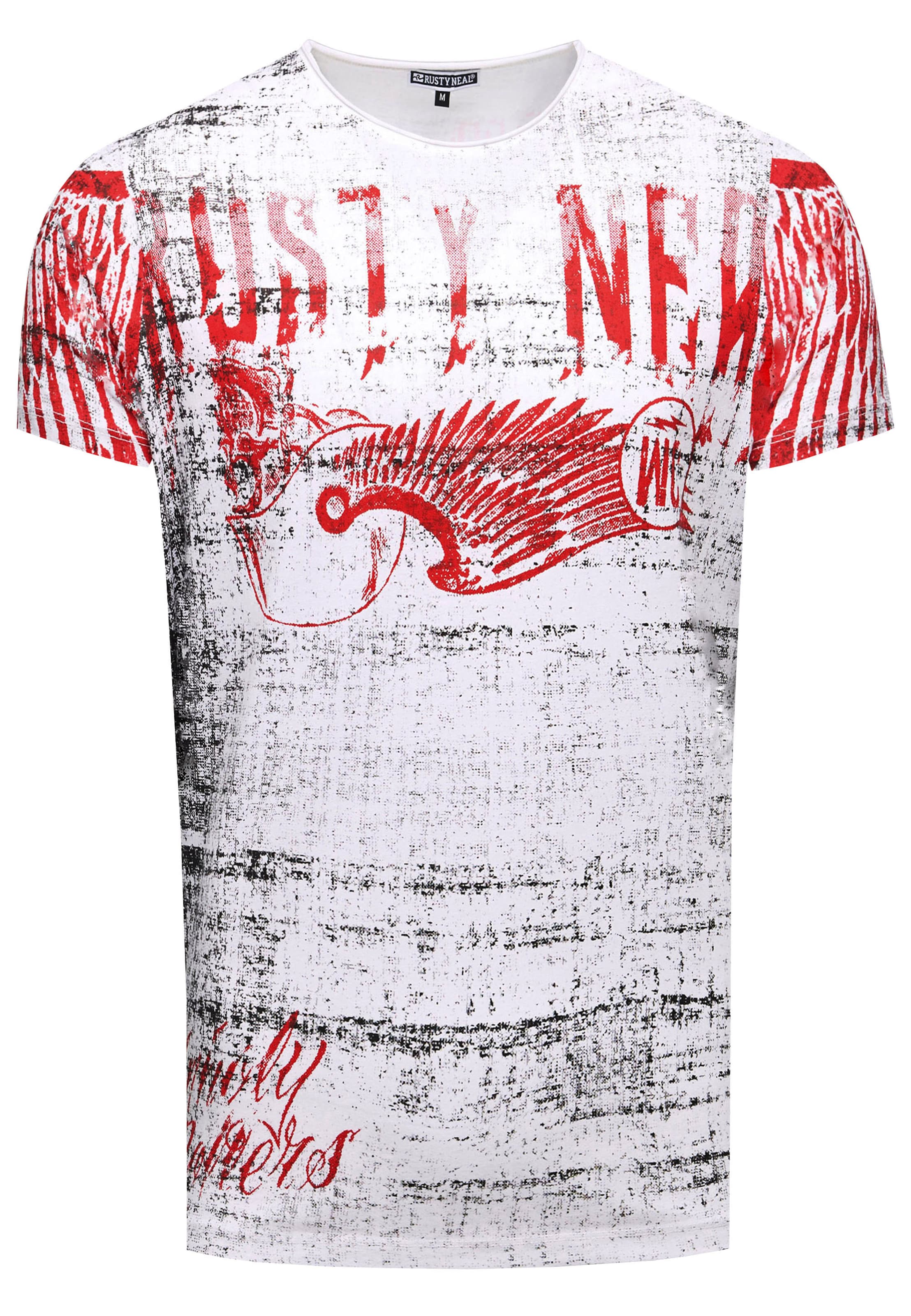 Rusty Neal T-Shirt in Weiß: Vorderseite