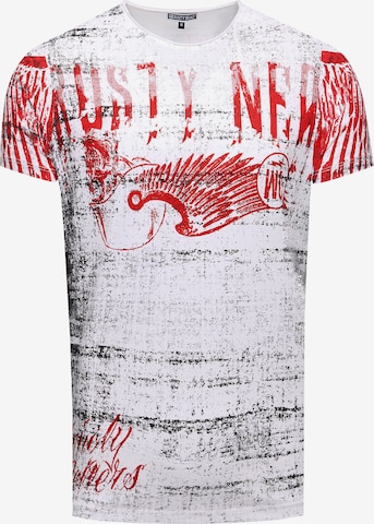 Rusty Neal T-Shirt in Weiß: Vorderseite