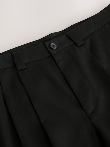 Wide Leg Pantalon à pince Next en noir