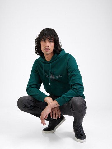 Calvin Klein Jeans Sweatshirt 'Essentials' in Groen