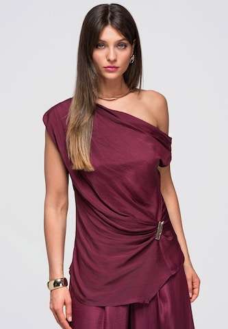 Ombre Blouse in Lila