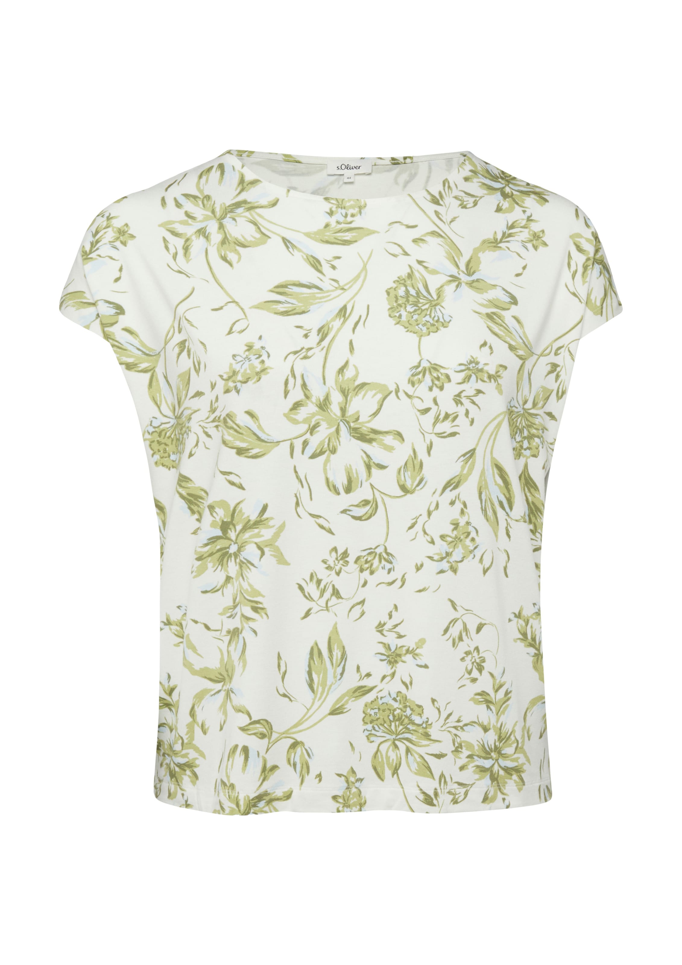 s.Oliver Shirt in Wit: voorkant