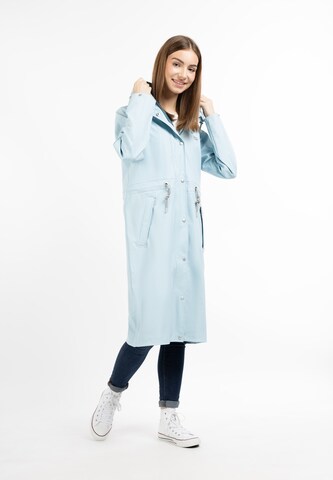 Manteau fonctionnel MYMO en bleu : devant