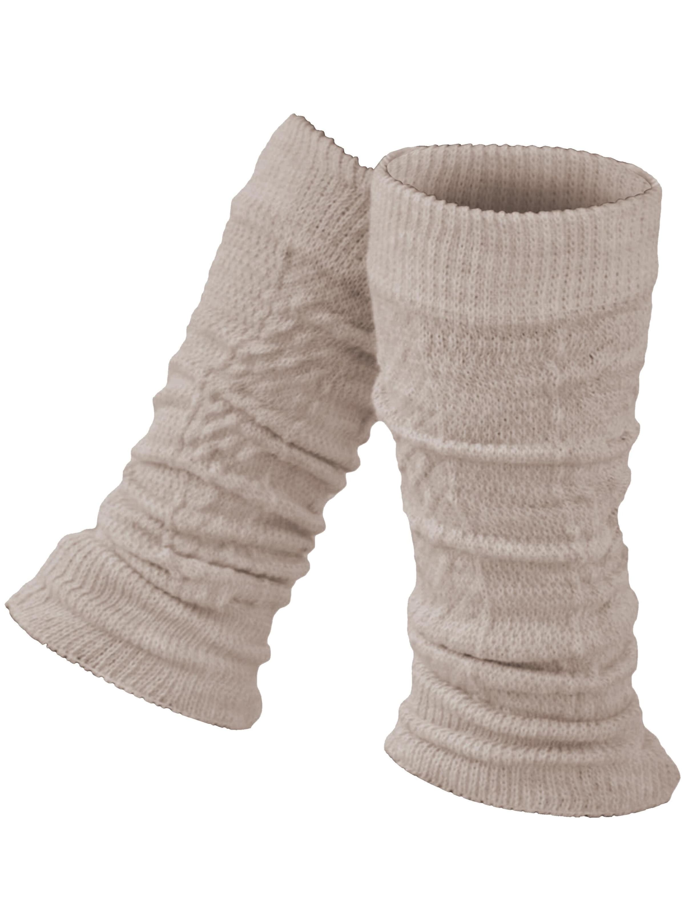 normani Beenwarmers in Beige: voorkant