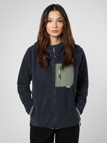 Sublevel Fleecejacke in Blau: Vorderseite