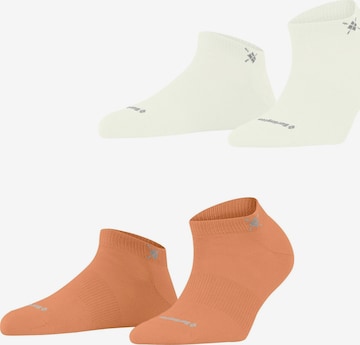 BURLINGTON Ankle Socks 'Everyday 2-Pack' in Orange: front