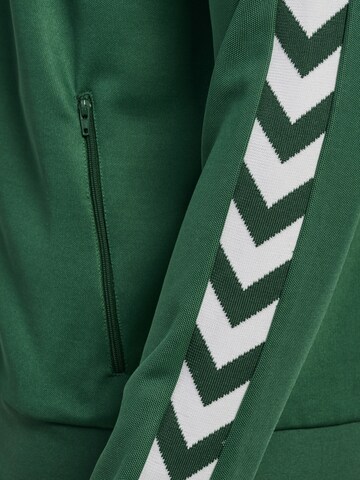 Hummel Athletic Zip-Up Hoodie in Green