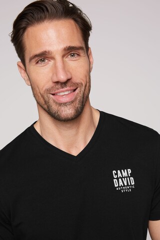 CAMP DAVID Shirt in Schwarz