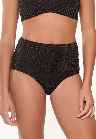 LingaDore Bikini Bottoms in Black: front