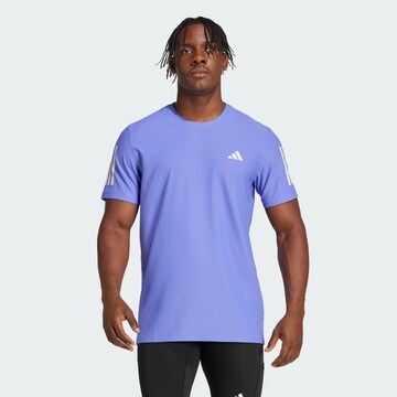 ADIDAS PERFORMANCE Functioneel shirt 'Own The Run' in Blauw: voorkant