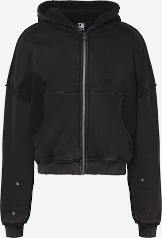 Veste de survêtement 'SNUG' Atelier de roupa en noir : devant