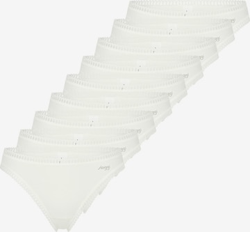 SLOGGI Thong 'GO Crush' in White: front