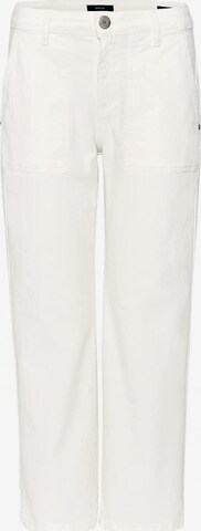 OPUS Regular Pants 'Melvin' in White: front