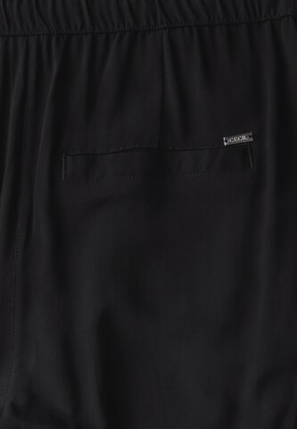 CECIL Loose fit Pants in Black