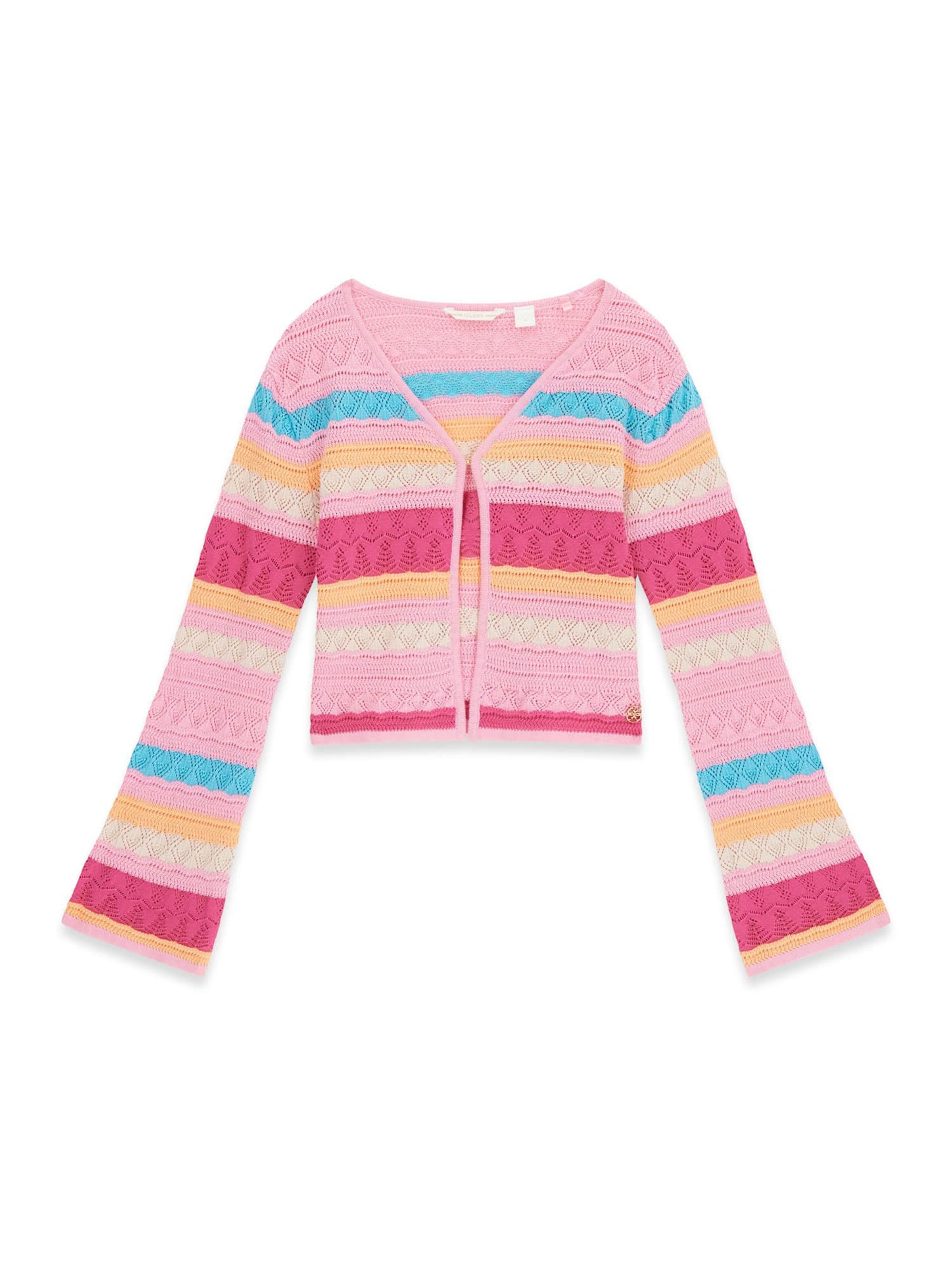 GUESS Knit Cardigan in Mixed colors: front