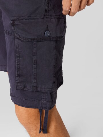 JACK & JONES Loose fit Cargo Pants 'Zeus' in Blue