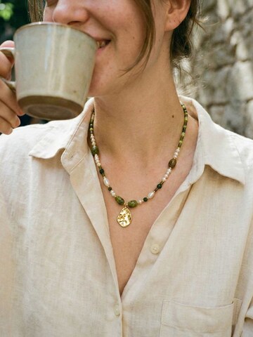 Nemomatheo Necklace 'Regenwaldgeist' in Gold
