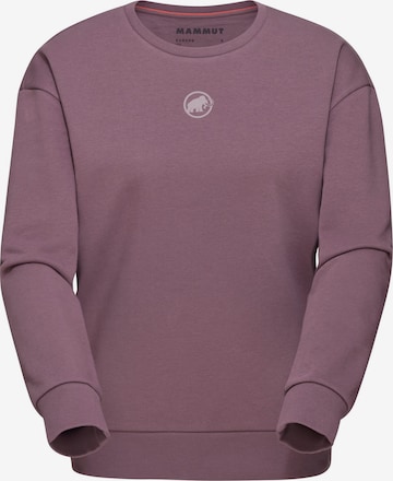 MAMMUT Sportsweatshirt in Lila: Vorderseite