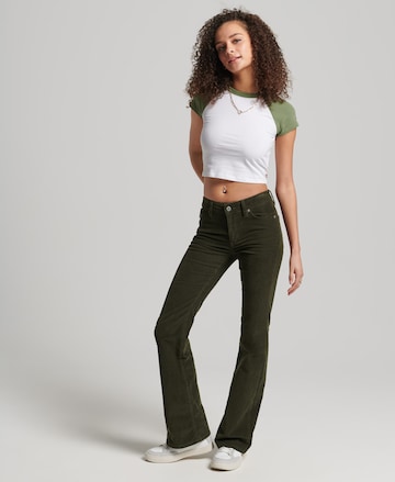 Superdry Flared Pants in Green
