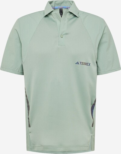 ADIDAS TERREX Функциональная футболка 'Campyx' в Цвет морской волны / Пастельно-зеленый / Черный, Обзор товара