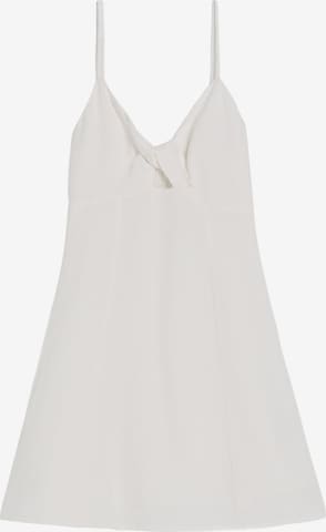 Robe d’été Bershka en blanc : devant