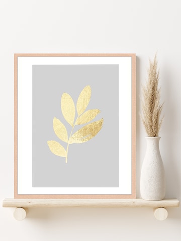 Liv Corday Bild  'Gold Leaf' in Braun